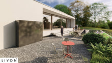 Lade das Bild in den Galerie-Viewer, Outdoorküche ETERNITY – aufklappbarer Schrank mit Stahlverkleidung