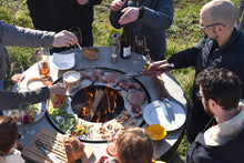 Lade das Bild in den Galerie-Viewer, Grilltisch Once Evolution hellgraue Keramikplatten