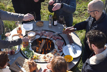 Lade das Bild in den Galerie-Viewer, Grilltisch Once Instinct hellgraue Keramikplatten (tiefe Version)