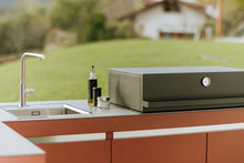 Lade das Bild in den Galerie-Viewer, outdoorküche-deluxe-mit-bartisch-gartengrill