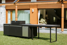 Lade das Bild in den Galerie-Viewer, outdoorküche-deluxe-mit-kühlschrank-gartengrill