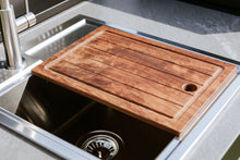 Lade das Bild in den Galerie-Viewer, outdoorküche-deluxe-mit-kühlschrank-gartengrill