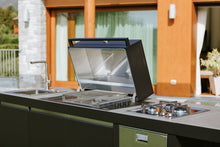 Lade das Bild in den Galerie-Viewer, outdoorküche-deluxe-mit-kühlschrank-gartengrill