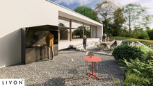 Lade das Bild in den Galerie-Viewer, outdoorküche-schrank-metal-gartengrill