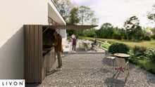 Lade das Bild in den Galerie-Viewer, outdoorküche-schrank-wood-gartengrill