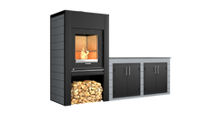 Lade das Bild in den Galerie-Viewer, Outdoorküche Grill Everest inkl. Grillmotor und Seitenablalge
