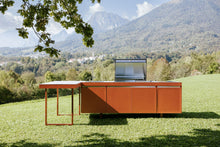 Lade das Bild in den Galerie-Viewer, outdoorküche-deluxe-mit-bartisch-gartengrill
