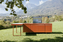 Lade das Bild in den Galerie-Viewer, outdoorküche-deluxe-mit-bartisch-gartengrill
