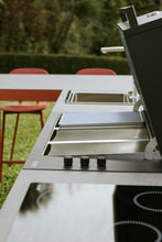 Lade das Bild in den Galerie-Viewer, outdoorküche-deluxe-mit-bartisch-gartengrill
