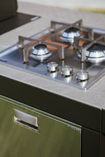 Lade das Bild in den Galerie-Viewer, outdoorküche-deluxe-mit-kühlschrank-gartengrill
