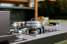 Lade das Bild in den Galerie-Viewer, outdoorküche-deluxe-mit-kühlschrank-gartengrill
