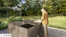 Lade das Bild in den Galerie-Viewer, outdoorküche-island-gartengrill
